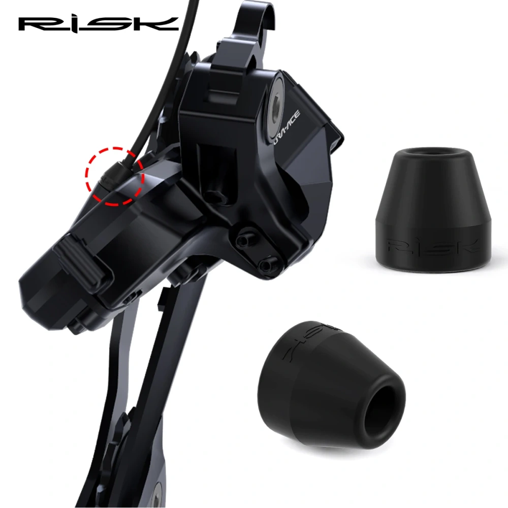 Risk 2pcs Road Bicycle Waterproof Rubber Sleeve For R7150/R8150/R9250 Road Bike Rear Electronic Derailleur Wire Waterproof Cover