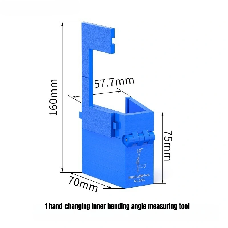 Road Bike Shift Lever Inner Bend Angle Measuring Tool Bend Handle Angle Adjustment Tool Protractor