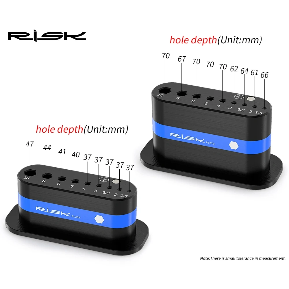 RISK Bicycle Bike Allen Key Hex Wrench Storage Rack L-key Tool Holder Organizer Stand