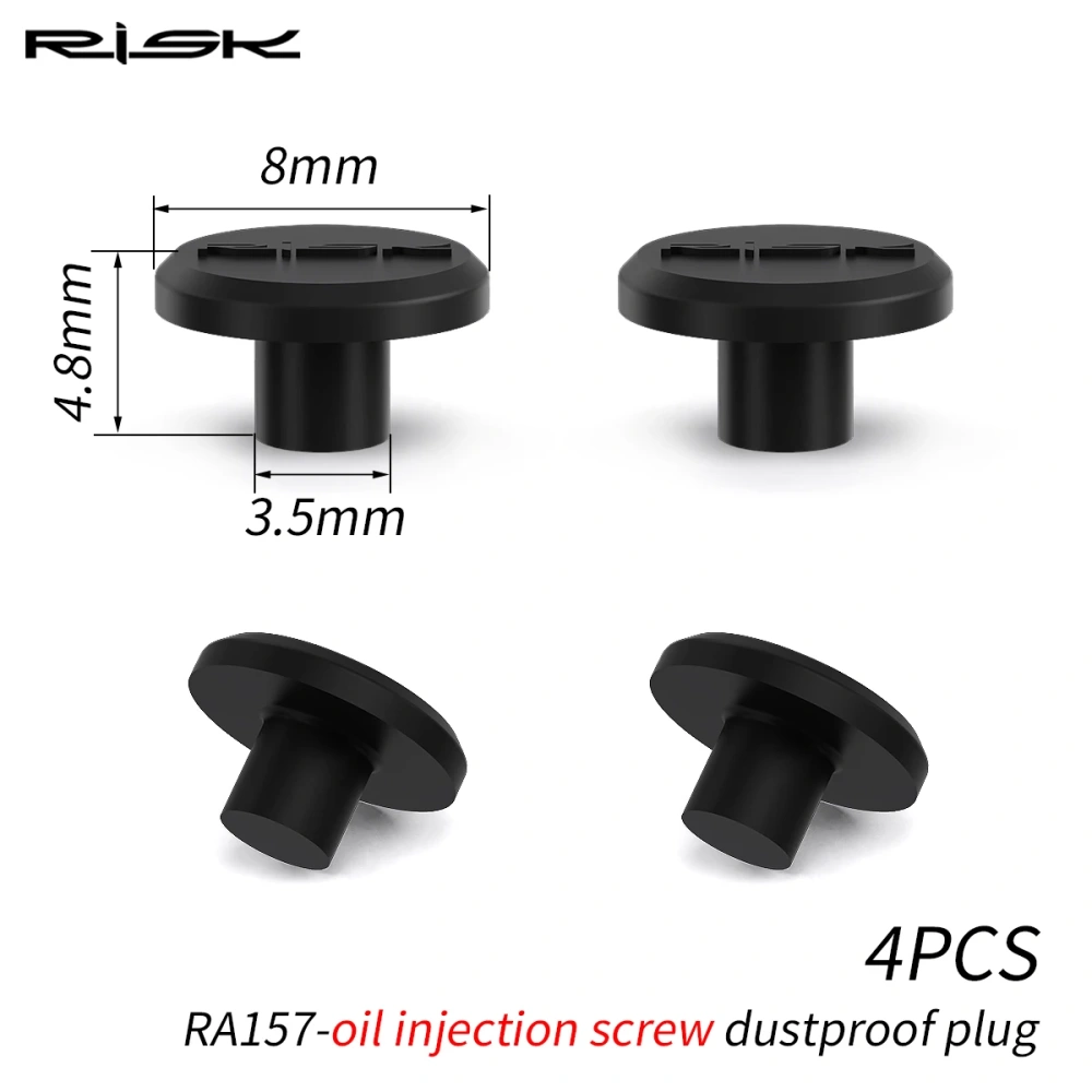 RISK Bicycle Oil Disc Bleed Nipple Cover Dust Plug Screw Cap Rubber Plug DA Protective Cover 105UT For R7170/R8170/R9270