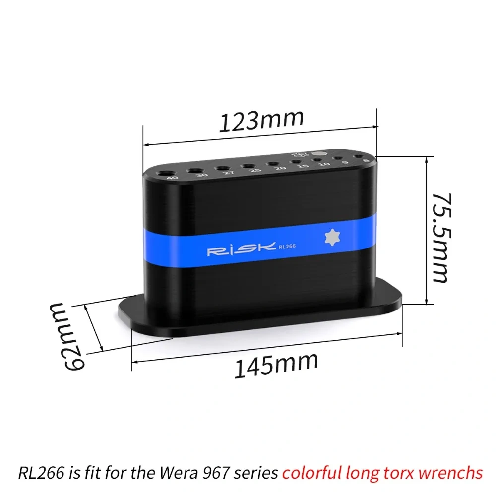 3D Printed Wrench Holder Multi-functional Anti-Slip Base Tool Organizer Universal Desktop Storage Rack for Wera 950/967