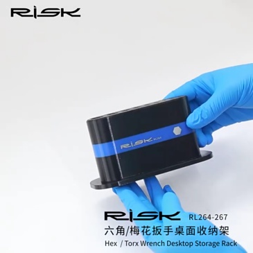 RISK 3D Printed Wrench Holder Multi-functional Anti-Slip Base Tool Organizer Universal Desktop Storage Rack for Wera 950/967