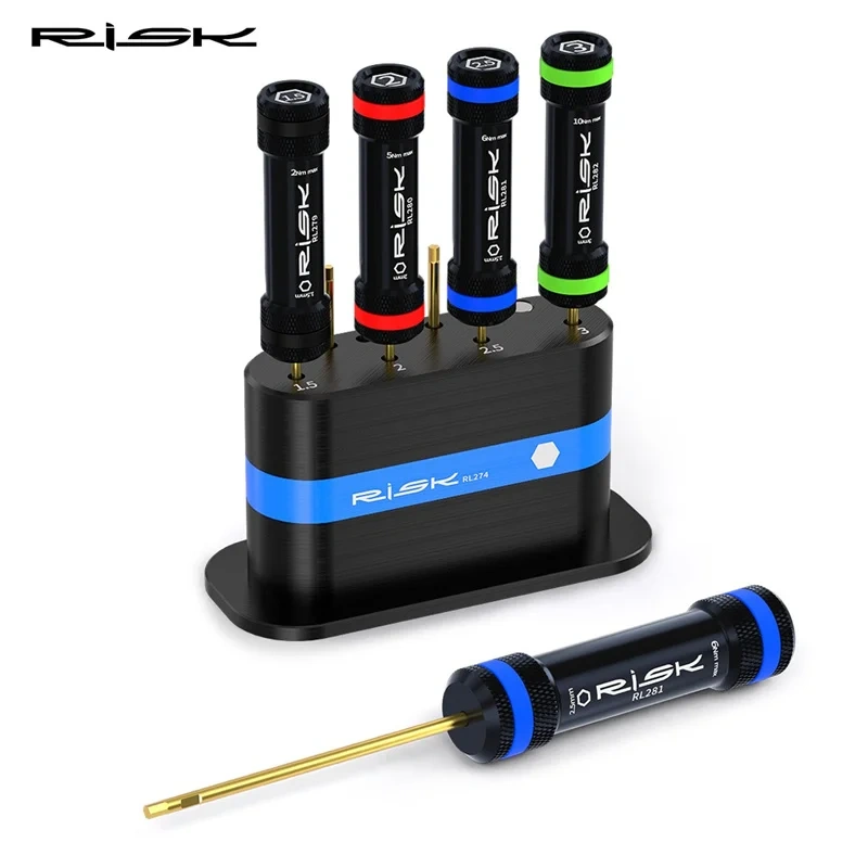 RISK MTB Road Bike Repair Tools Set Hexagonal Wrench Oil Disc Hand Clamp Rear Puller Maintenance Screwdriver Set Bicycle Tools