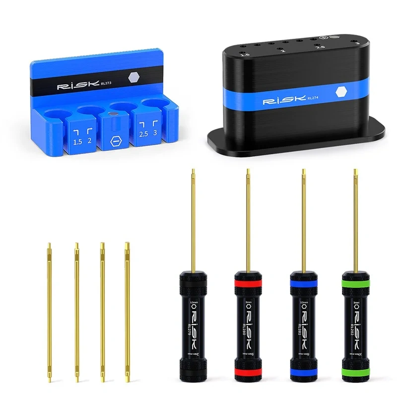 RISK MTB Road Bike Repair Tools Set Hexagonal Wrench Oil Disc Hand Clamp Rear Puller Maintenance Screwdriver Set Bicycle Tools