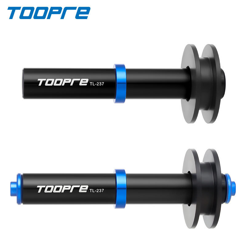 TOOPRE Bike Chain Fixer Virtual Flywheel Tensioner for Mountain & Road Bikes Thru-Axle & Quick-Release Universal