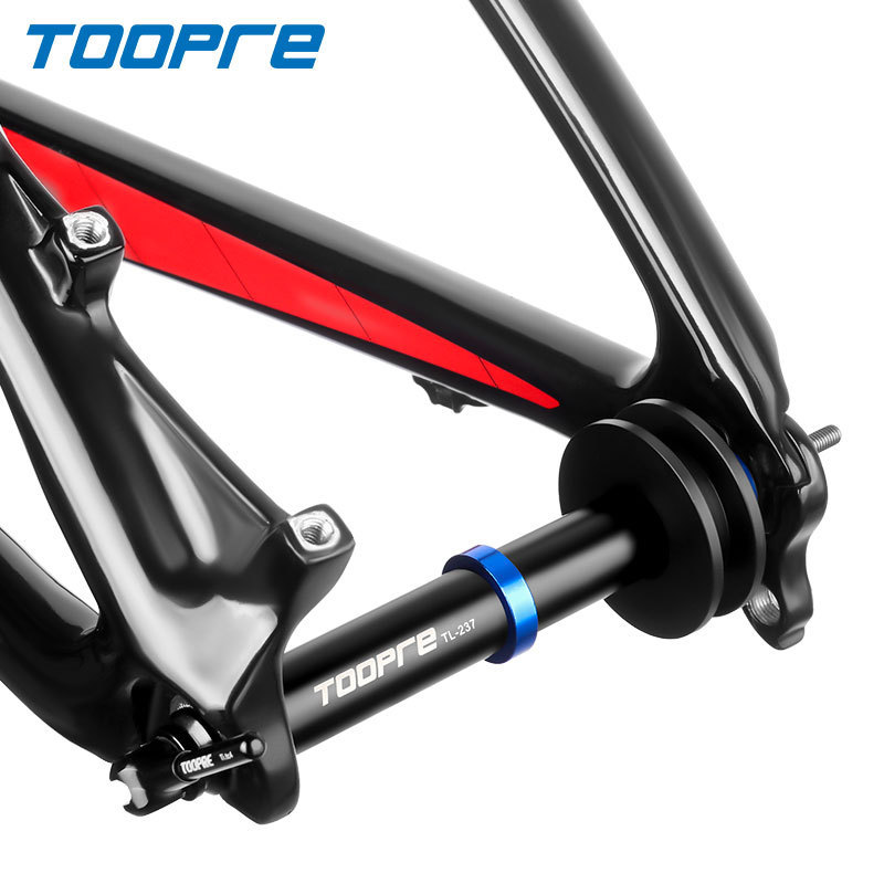 TOOPRE Bike Chain Fixer Virtual Flywheel Tensioner for Mountain & Road Bikes Thru-Axle & Quick-Release Universal