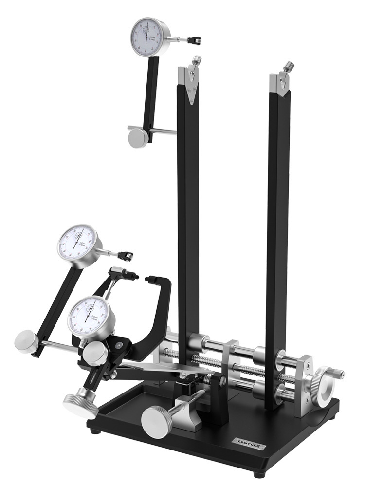 LEBYCLE Wheel Truing Stand 06 Heavy-Duty Alloy and Stainless Steel Truing Tool for MTB Road Bike Wheelsets Spoke Hub Rim Alignment and Correction TS-WHT-06