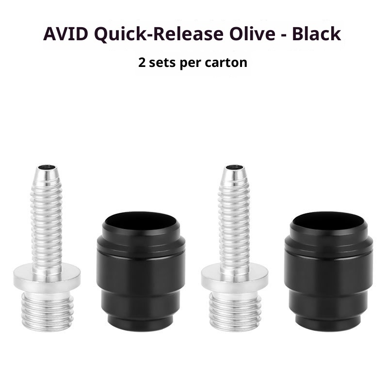 TOOPRE Quick-Release Olive Compatible with SRAM AVID Quick-Install Hydraulic Needle Ferrule for Mountain & Road Bikes