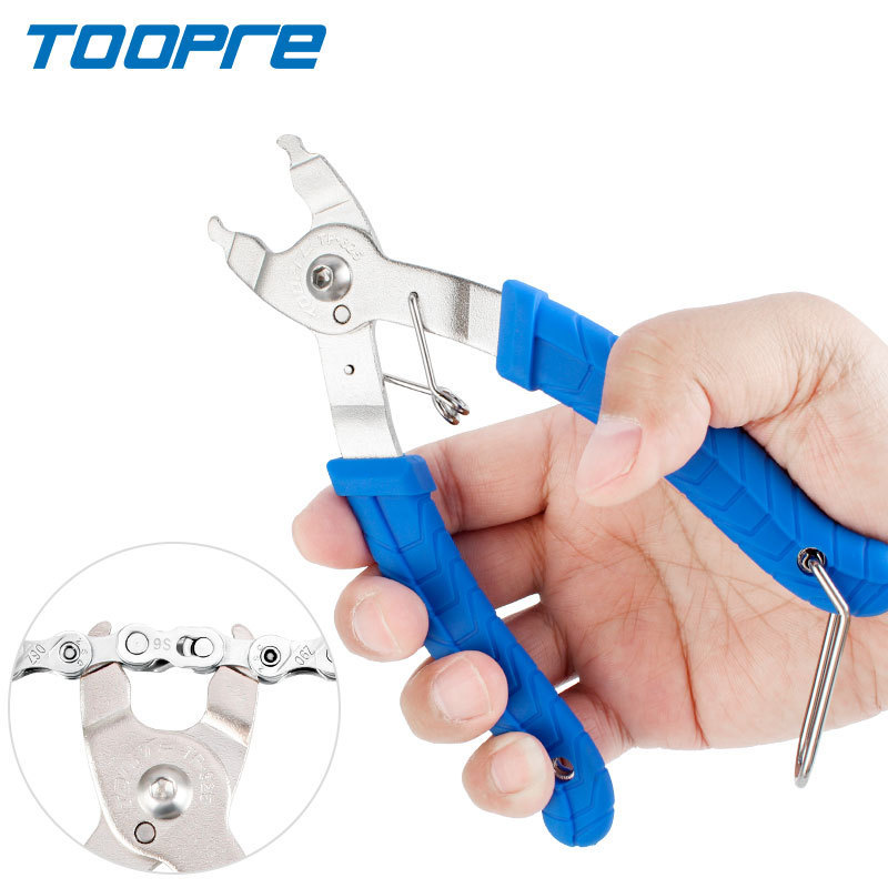 TOOPRE Bicycle Chain Magic Buckle Pliers, Quick Release Buckle Removal and Installation Tool for Mountain and Road Bike Chains