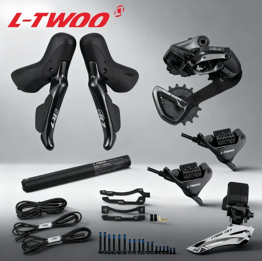 LTWOO NEW eR7 2x12s / 2x11s Electronic Groupset, Road Electronic Groupset, APP programming, Replaceable battery