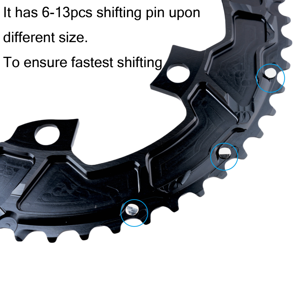 Stone 110bcd Double Bike Chainring for Sram AXS Flattop 12 Speed for Shimano Sigeyi Magene QUARQ R7000 R7100 R8000 R8100 R9200