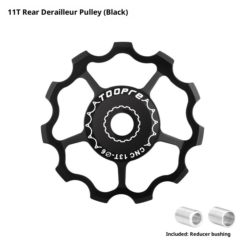 TOOPRE Rear Derailleur Pulley for Bicycles Ceramic Bearing Gear for 11T 13T Transmission of Mountain and Road Bikes