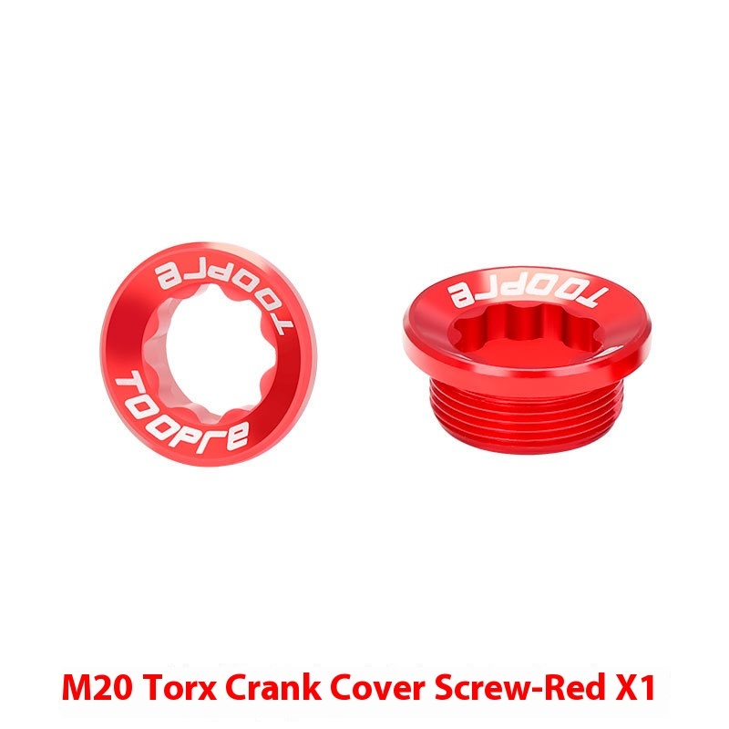 TOOPRE Colorful Aluminum Alloy Crankset Cover Screws for Mountain Bikes