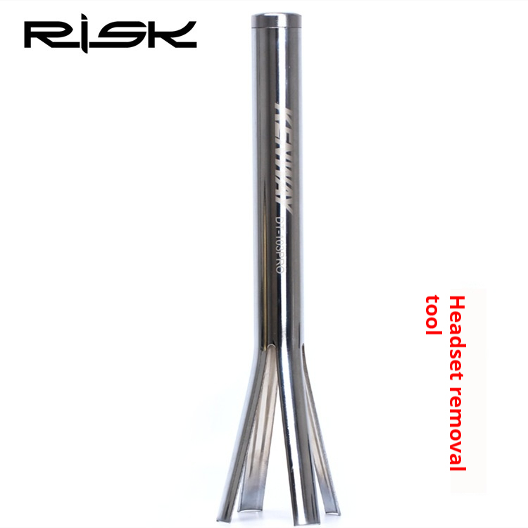 RISK Headset Removal Tool for Mountain and Road Bikes Press-Fit Fork Steerer Tube Upper and Lower Cup Removal 34/44