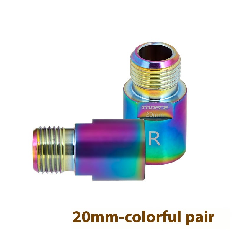 TOOPRE Mountain Road Bike Pedal Extenders Pedal Axle Crankset Extension Lengthening Accessories