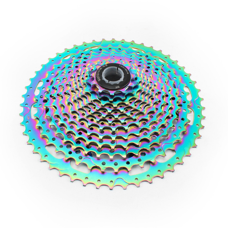 SUNSHINE mountain bike cassette flywheel HG oilslick colorful 11 12 speed 50T XT MTB