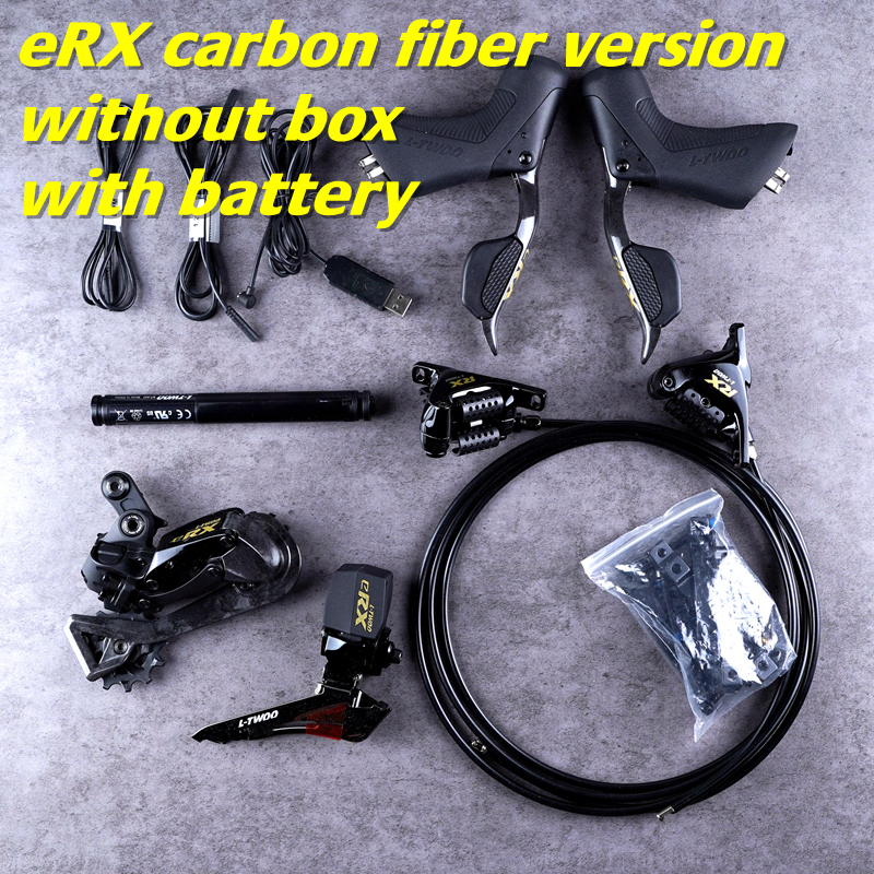 LTWOO  eRX eR9  2x 10-12 Speed Electric / Hydraulic Disc Brake Electronic Groupset, Road Electronic Groupset, Replaceable battery, APP programming