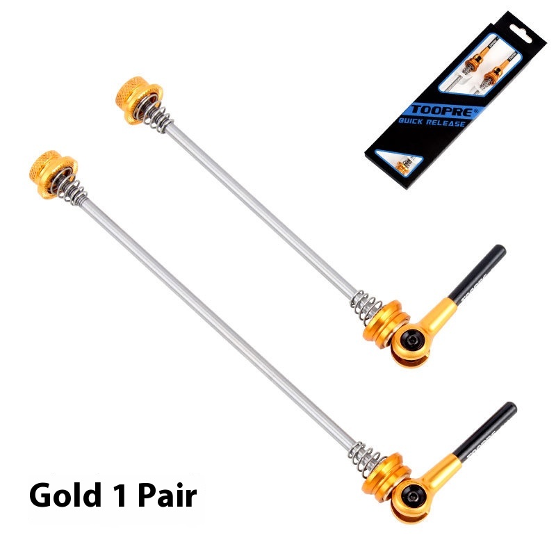 TOOPRE Mountain Bike Quick Release Skewer Titanium Alloy Extended Axle Road Bike Wheel Hub Fixed Skewer