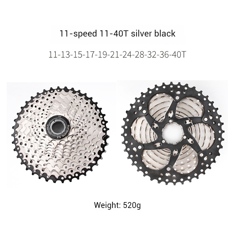 SUNSHINE Mountain Bike Cassette Flywheel 8/9/10/11-speed 36T 40T 42T 46T 50T 52T Cassette Gears
