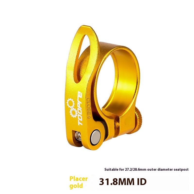 Bicycle Seatpost Clamp Quick Release Seat Tube Clamp Mountain Bike Seatpost Clamp Quick Release Ring Universal Saddle Clamp