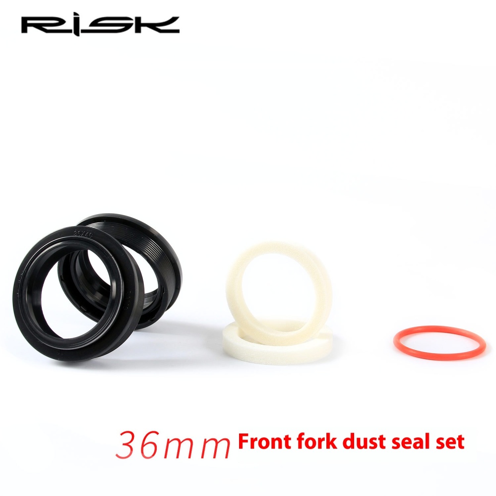 RISK Mountain Bike Suspension Fork Dust Seal and Foam Ring 32/34/35/36mm Fork Dust Cover