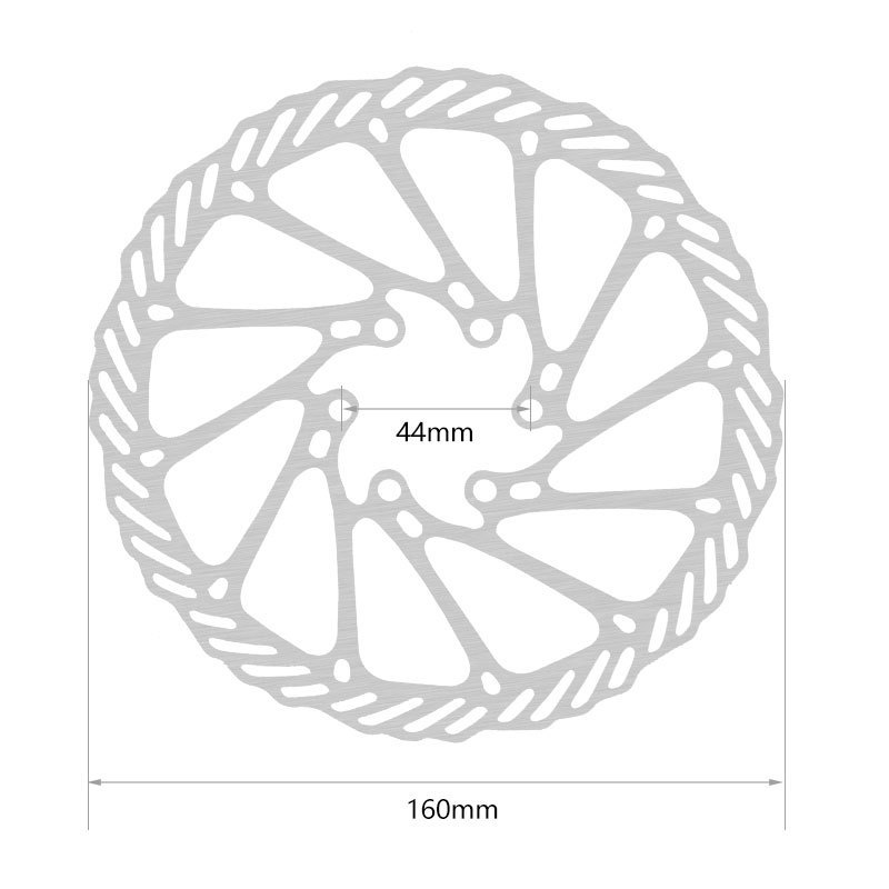 TOOPRE Electric Scooter Right Disc Brake for Folding Electric Bikes with 8/10 Inch Front and Rear Brake Calipers