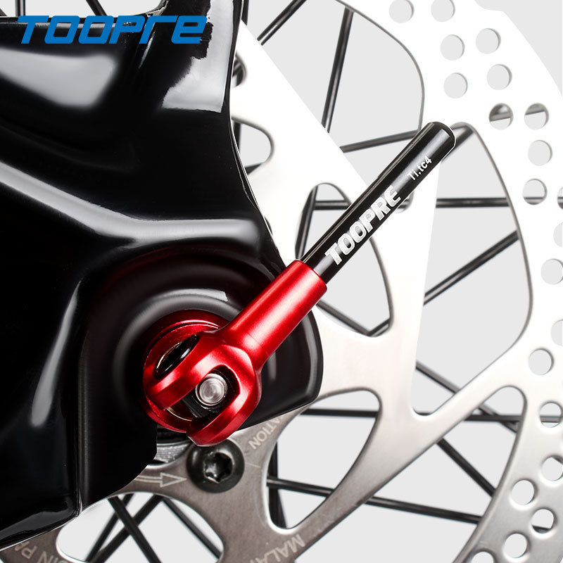 TOOPRE Mountain Bike Quick Release Skewer Titanium Alloy Extended Axle Road Bike Wheel Hub Fixed Skewer