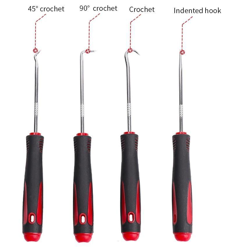 LEBYCLE Shaped Hook Bicycle Fork Tool for Cassette Base Bearing Seals and Oil Seal Removal and Maintenance