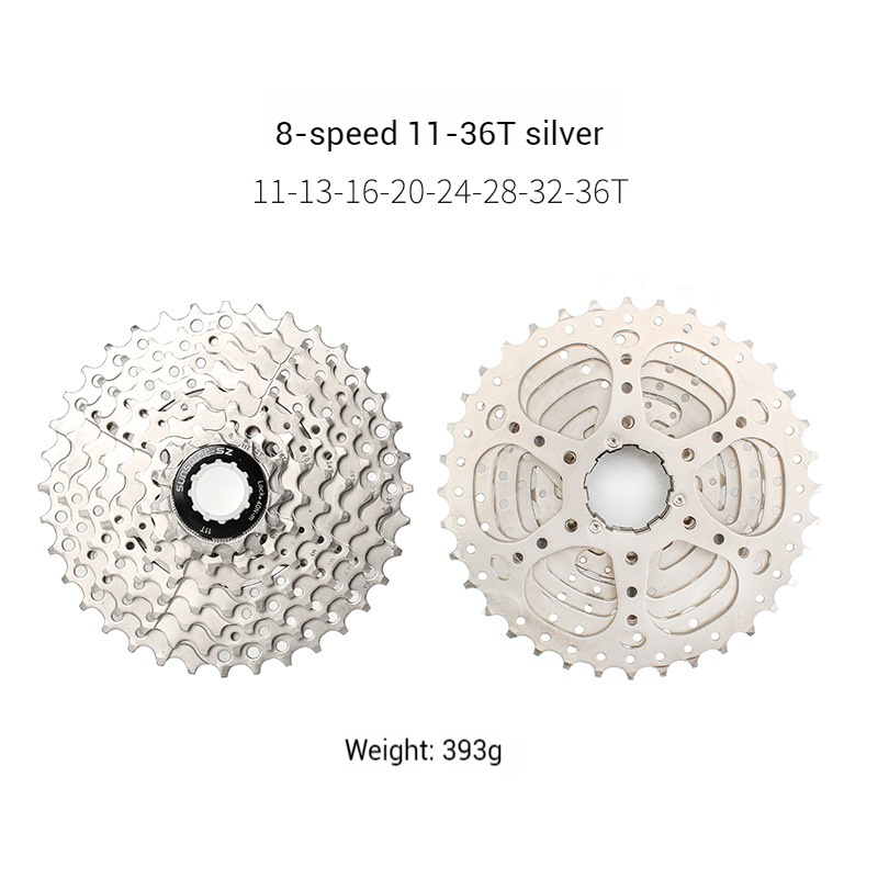 SUNSHINE Mountain Bike Cassette Flywheel 8/9/10/11-speed 36T 40T 42T 46T 50T 52T Cassette Gears