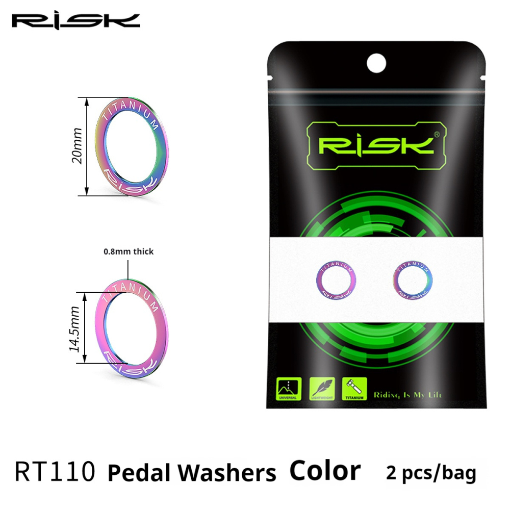 RISK Mountain Road Bike Pedal Extended Axle Core Lock Pedal Extender Axle Conversion Pedal Extension