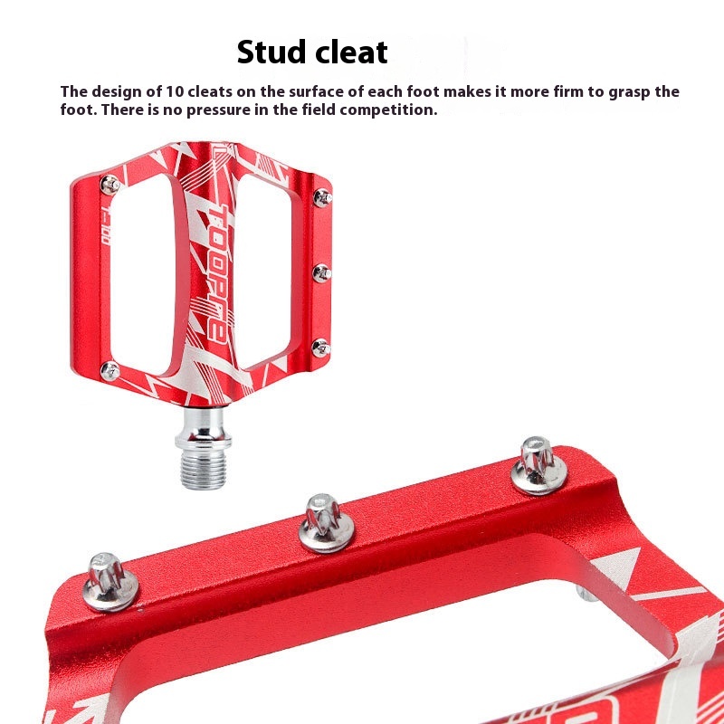 TOOPRE Bicycle Pedals MTB Folding Bike Aluminum Alloy Pedals Bearing Anti-Slip Pedal