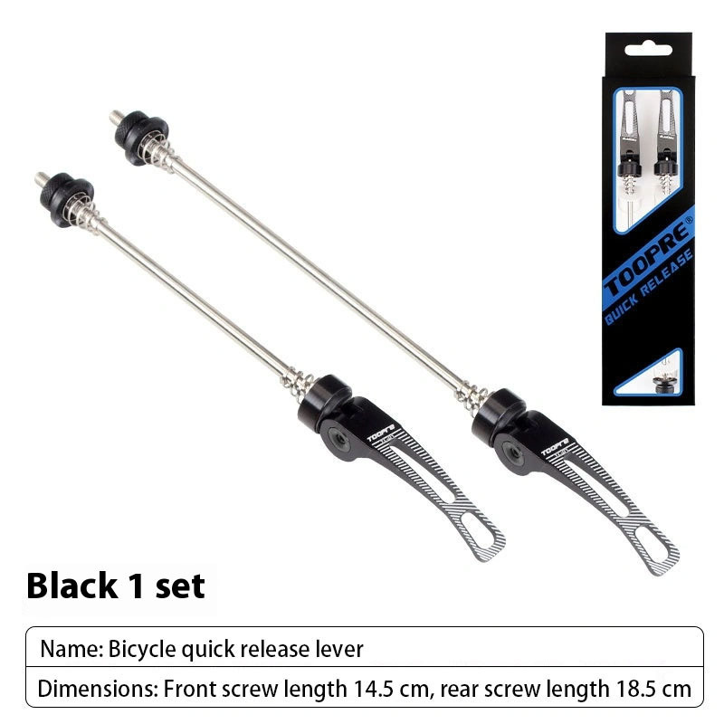 TOOPRE Bicycle Quick Release Skewer Mountain Road Bike Hub Axle Stainless Steel Nuts Front and Rear Axle