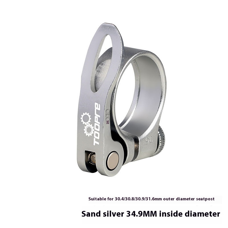 Bicycle Seatpost Clamp Quick Release Seat Tube Clamp Mountain Bike Seatpost Clamp Quick Release Ring Universal Saddle Clamp