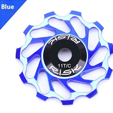 RISK Mountain/Road Bike Ceramic Rear Derailleur Guide Pulley 11T Aluminum Alloy Bearing Pulley Wheel