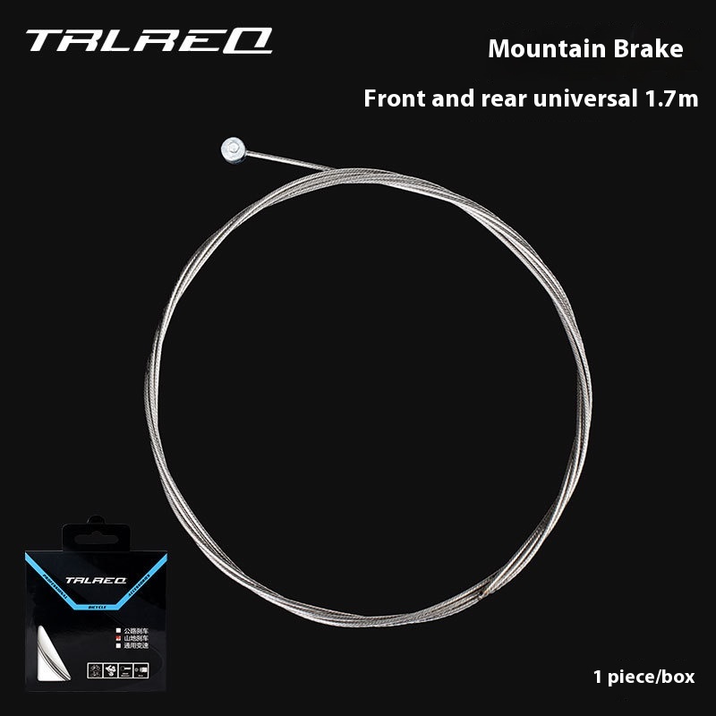 TRLREQ Fully Polished Stainless Steel Brake and Shift Cables for Mountain Bike Road Bike and Folding Bikes