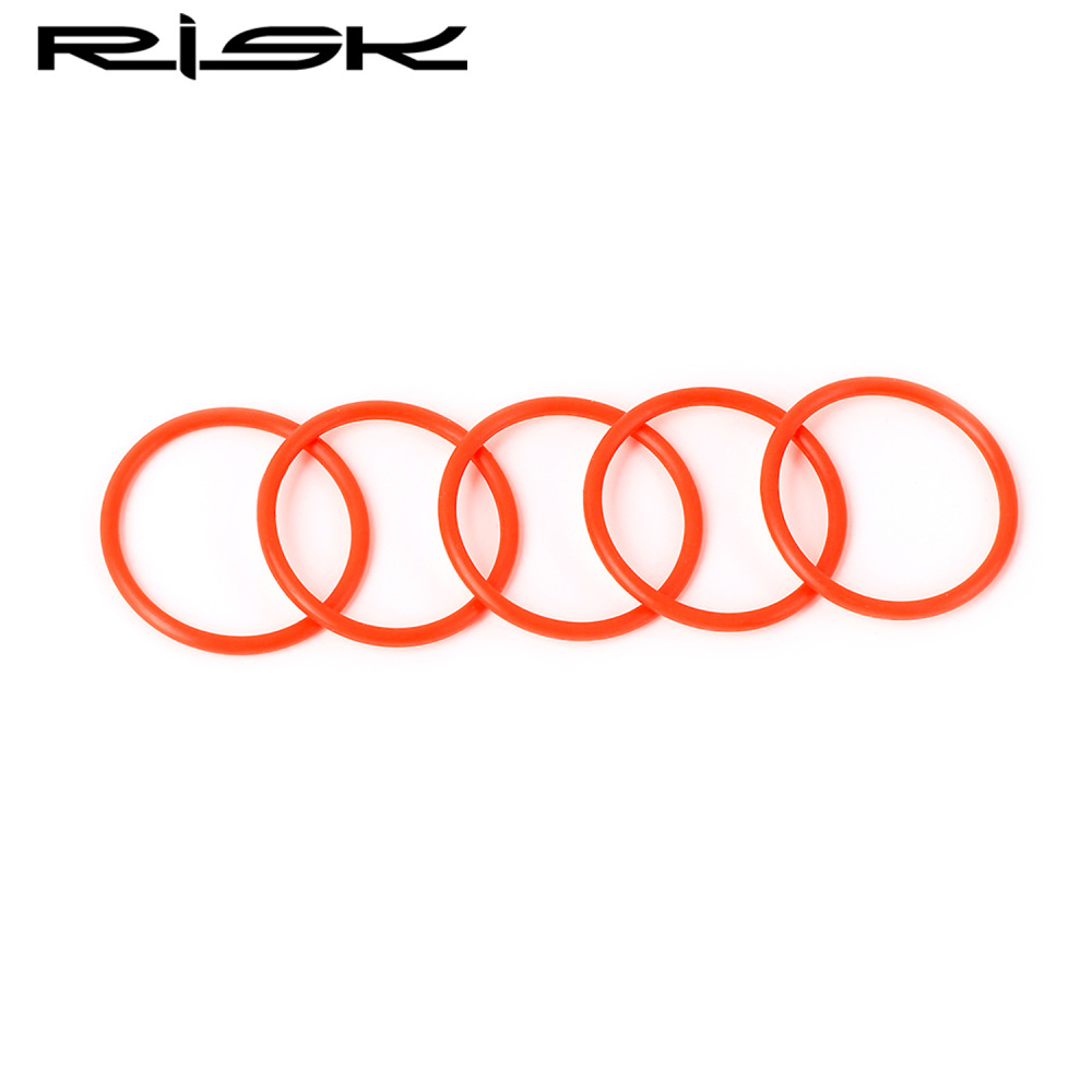 RISK Mountain Bike Suspension Fork Travel Ring Red Sealing O-ring 32/34mm Dust and Oil Seal