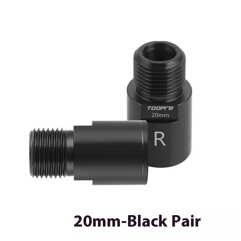 TOOPRE Mountain Road Bike Pedal Extenders Pedal Axle Crankset Extension Lengthening Accessories