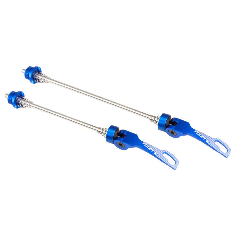TOOPRE Mountain Bike Quick Release Skewer Hub Quick Release Skewer Axle Core Extended Quick Release Skewer Aluminum Alloy Quick Release Nut