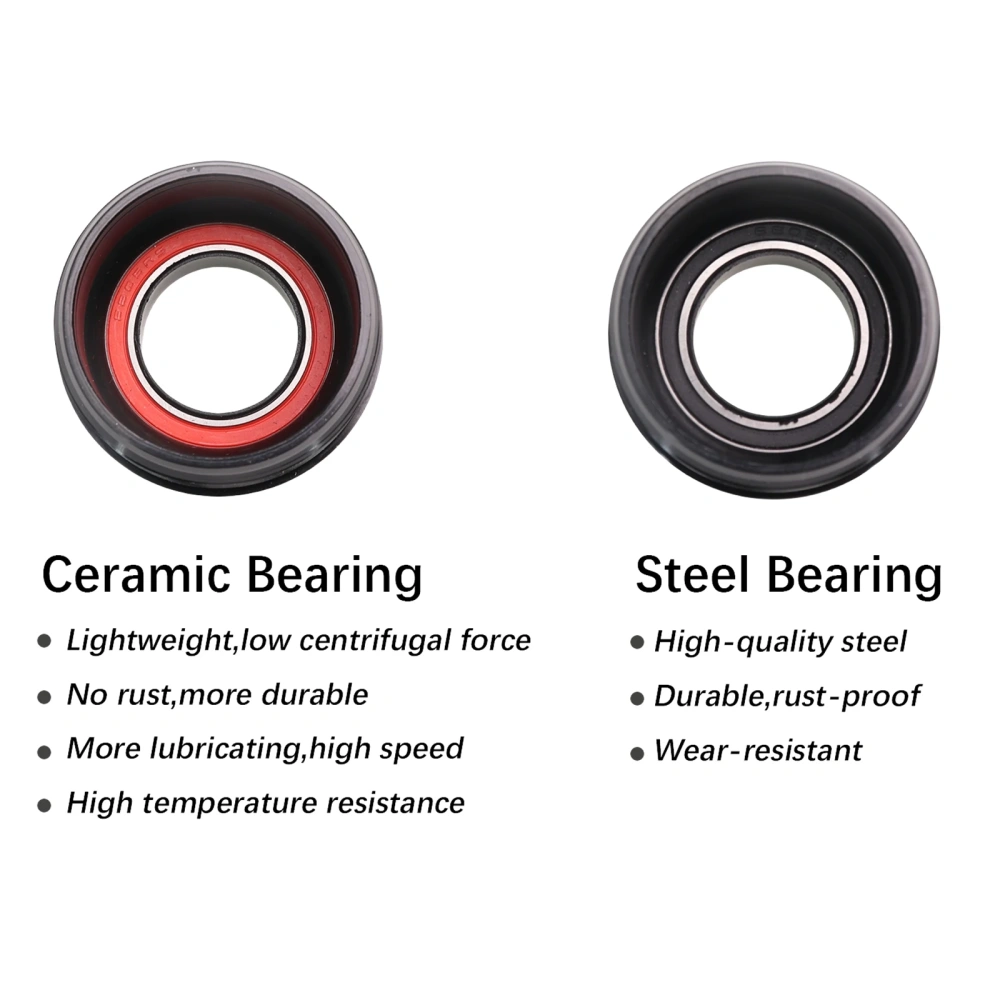 DJC Bike Bottom Bracket T47-Sieries Ceramic Bearing for MTB Road Bike Big Thread 24mm 30mm DUB 77 79 86.5 BB