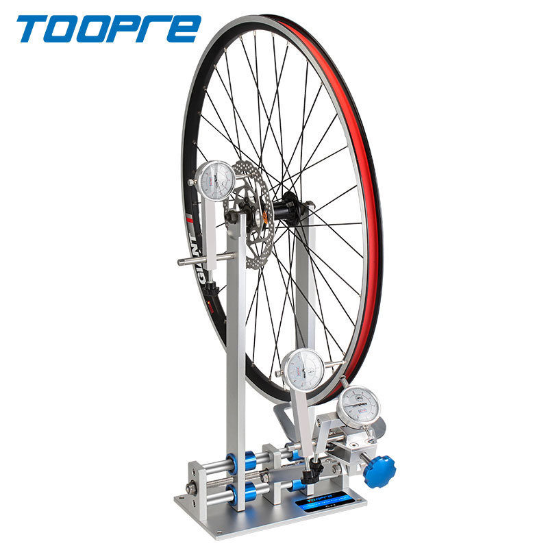 TOOPRE bicycle rim adjustment station mountain bike wheel rim correction station wheel set correction stand rim adjustment stand rim weaving tool