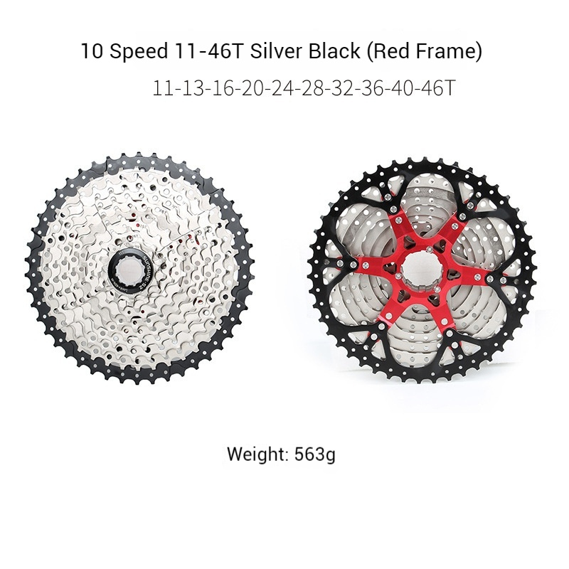 SUNSHINE Mountain Bike Cassette Flywheel 8/9/10/11-speed 36T 40T 42T 46T 50T 52T Cassette Gears
