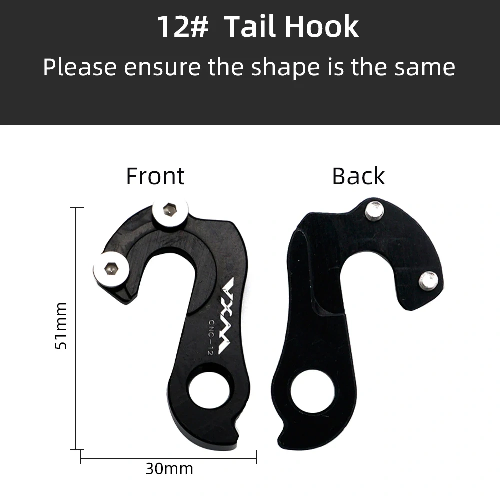 VXM Universal MTB Road Bicycle Hanger Bike Alloy Rear Derailleur Part Racing Cycling Mountain Frame Gear Tail Hook Parts