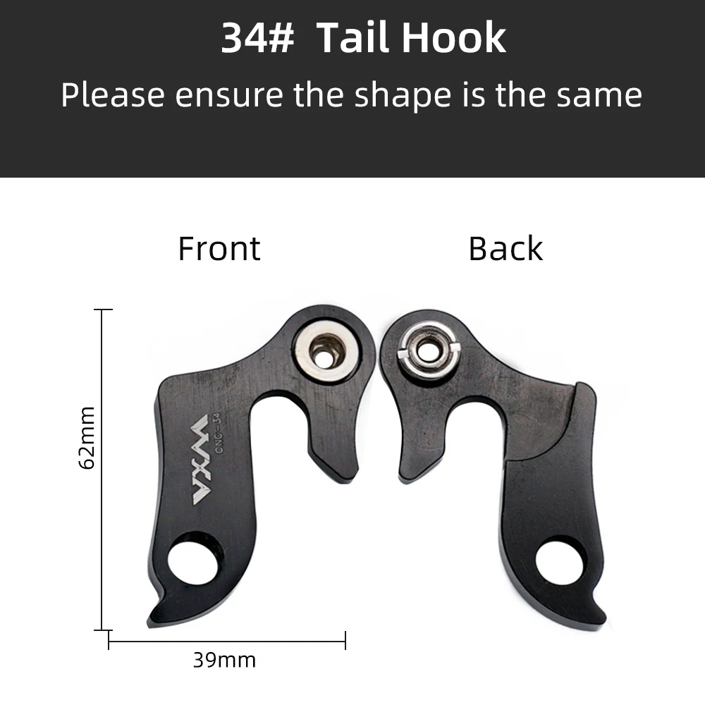 VXM Universal MTB Road Bicycle Hanger Bike Alloy Rear Derailleur Part Racing Cycling Mountain Frame Gear Tail Hook Parts