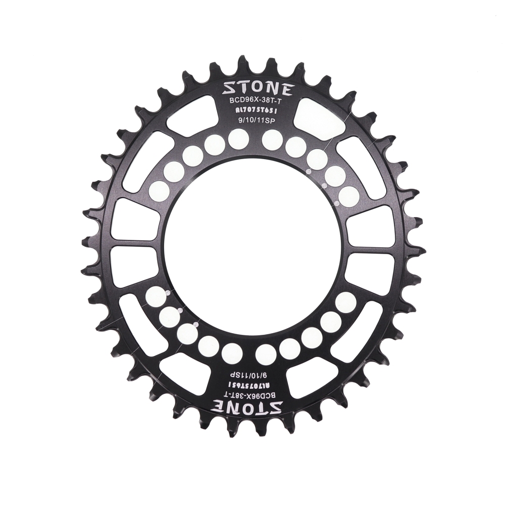 Stone bike Chainring Asymmetrical 96BCD Oval for Deore M7000 M8000 M9000 M9020 m5100 MTB Bike Chain Wheel 30t 34 36 38 40 42 44 46T 48T 96bcd 12 Speed