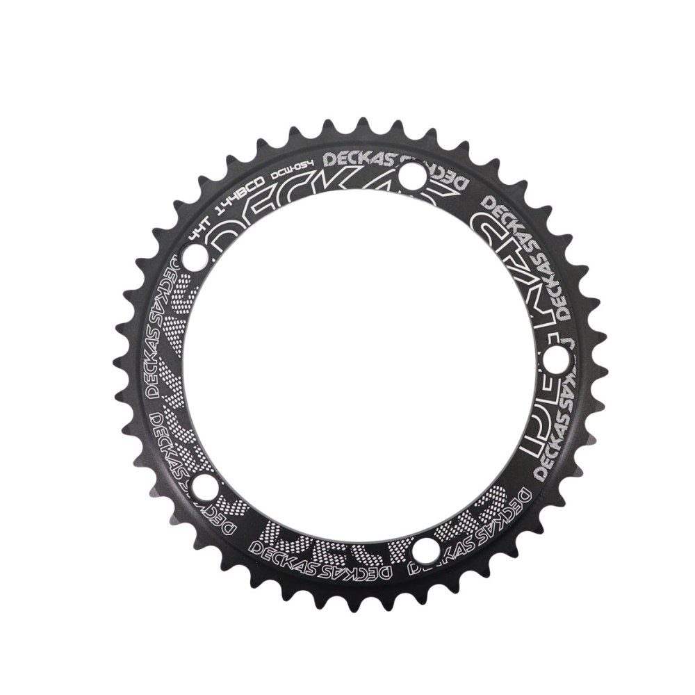 Deckas 144BCD Round Chainring Fixed Gear fixie Track Bike 44 46 48 50 52 54 56 56T Chainwheel 144 bcd Tooth 1/2*1/8