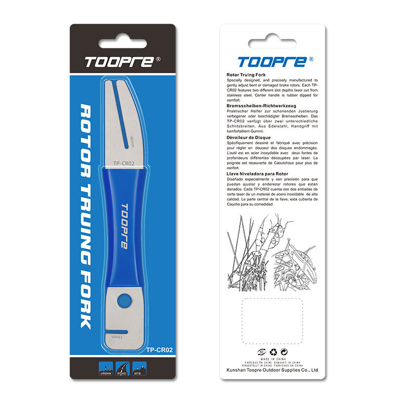 TOOPRE Bicycle Disc Brake Rotor Truing Wrench Disc Brake Pad Maintenance Adjustment Tool for Rotor Alignment and Correction