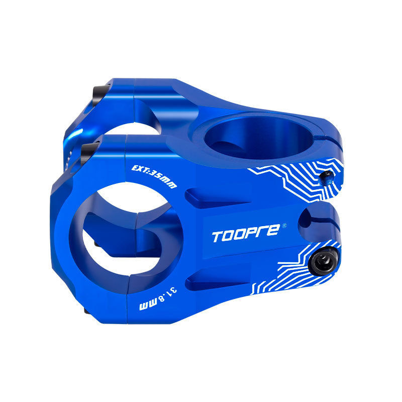 TOOPRE Mountain Bike Downhill Stem CNC Ultralight Hollowed 35MM Stem 28.6/31.8 Short Stem