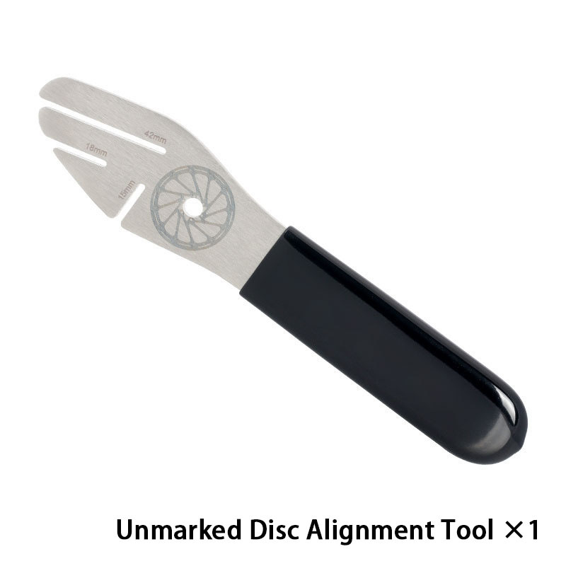 TOOPRE Bicycle Disc Brake Rotor Maintenance Tool, Anti-Rub Rotor Gap Adjustment Deformation Correction Brake Rotor Truing Wrench