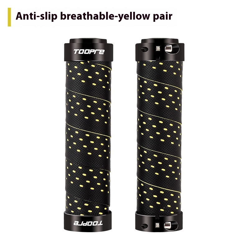 TOOPRE Bicycle Grips Anti-Slip Lock-On Handlebar Grips for Mountain Bikes  PU Handlebar Grip Accessories