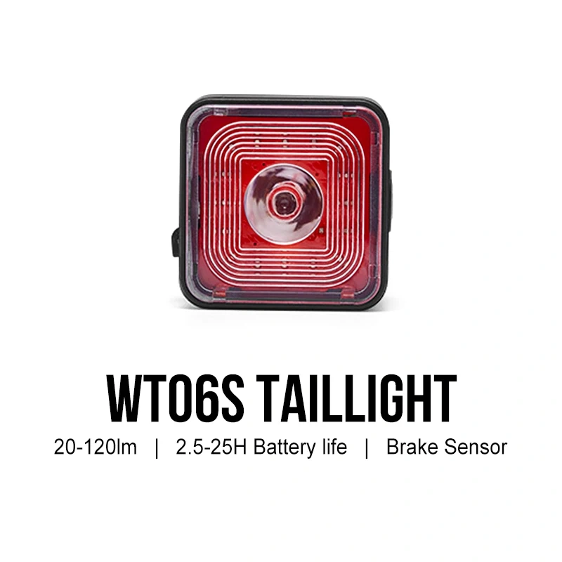 Bicycle Smart Brake Sensing Light Rear/Front Sets IP66 Waterproof MTB Road Bike Taillight USB Night Cycling Safety Lamp
